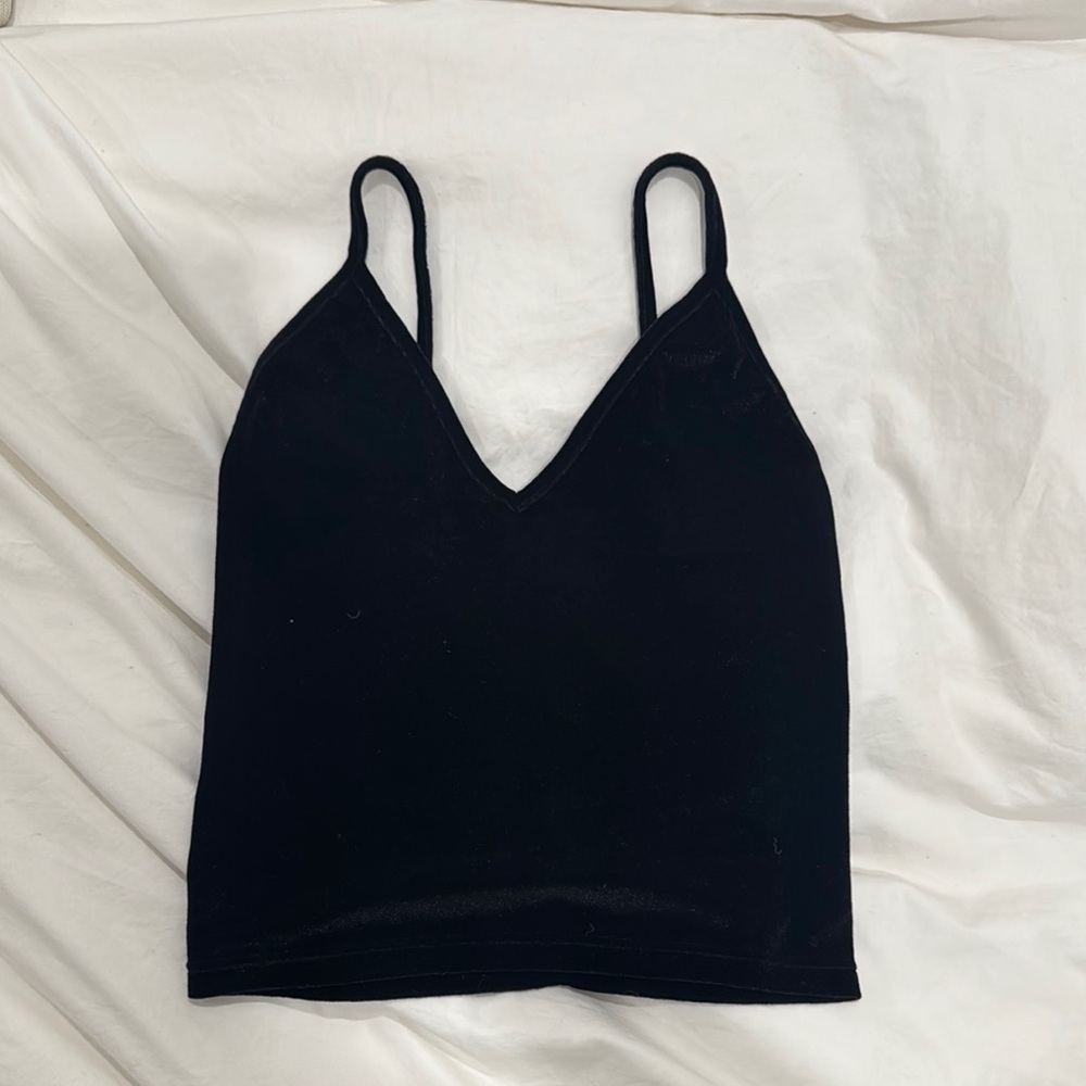 Black V-Neck Camisole Top